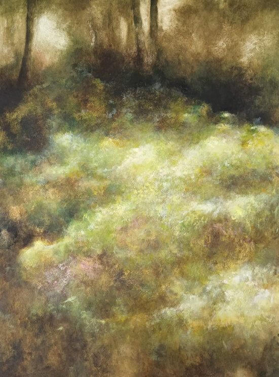 A la lisière de la forêt - acrylique sur panneau - 60x80 cm