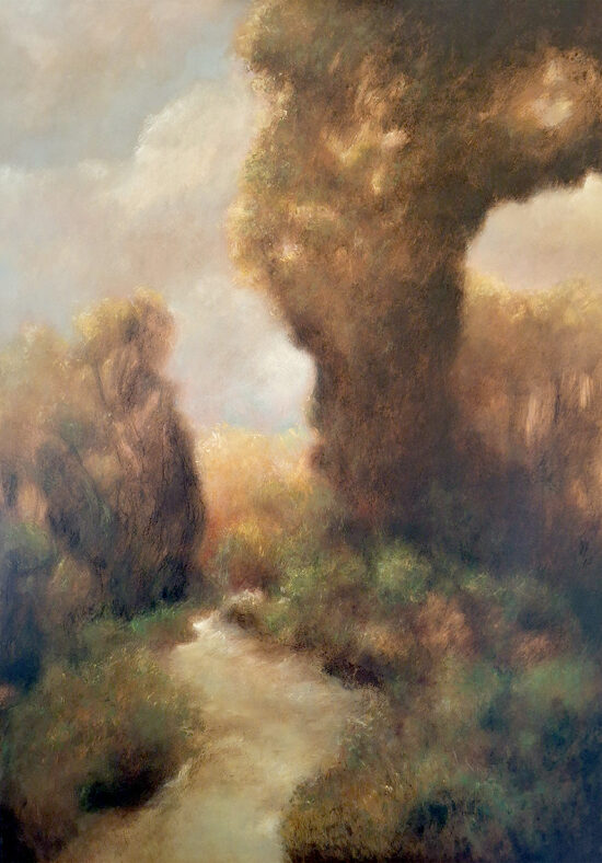 L'envol 70x100 - acrylique sur paneau de bois  - 70x100 cm
