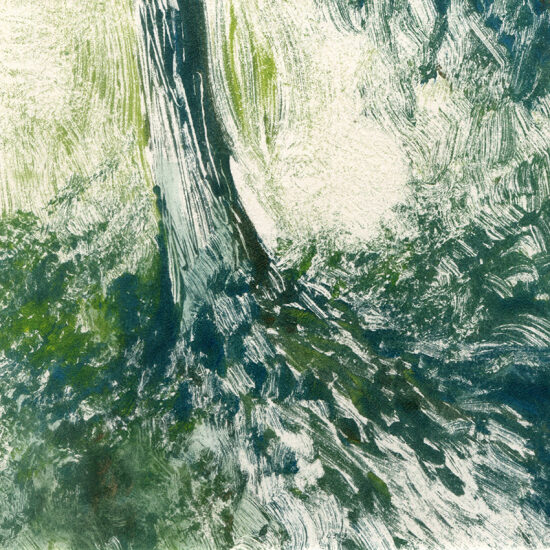 L'isolé II (2025) - 16x16 cm