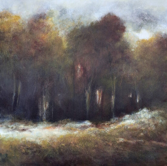 L'orée du bois - acrylique sur toile - 50x50 cm