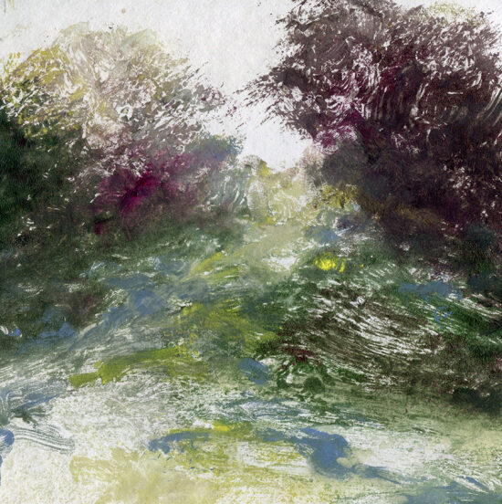 Paysage I (2025) - 16x16 cm