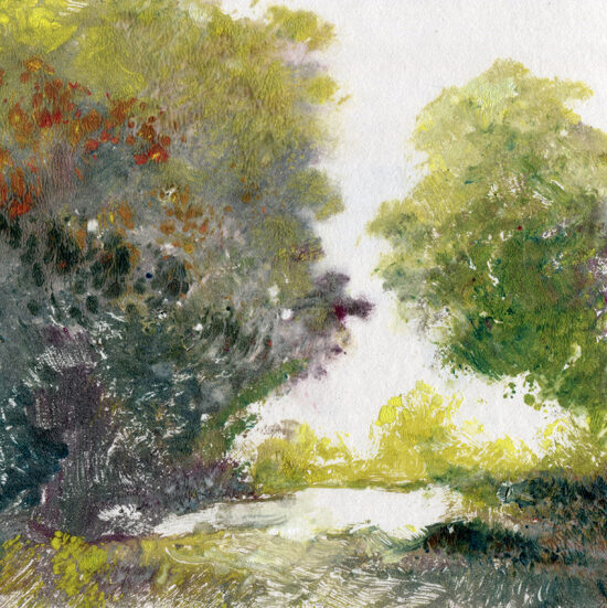 Paysage II (2025) - 16x16 cm