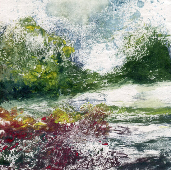 Paysage III (2025) - 16x16 cm