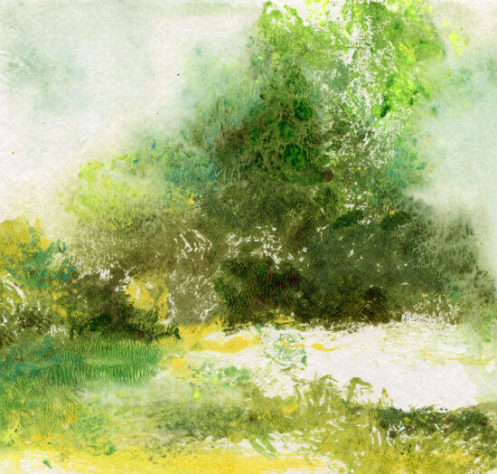 Paysage IV (2025) - 16x16 cm