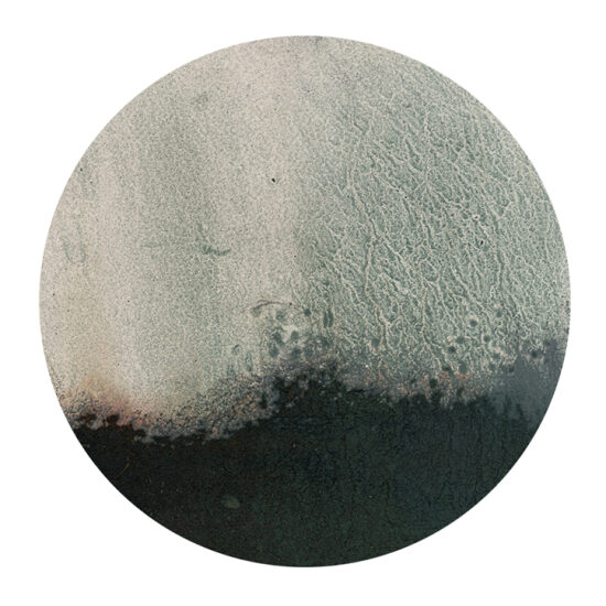 paysage marin (2024) monotype - 18x18 cm