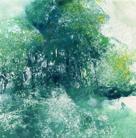 Paysage V (2025) - 16x16 cm